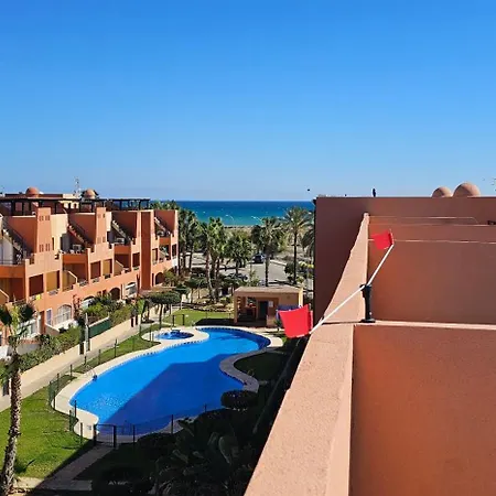 Homes Of Spain, Paraiso, Ed Tahiti, Atico A A Pie De Playa, Piscina Privada En Solarium, Wi-fi Apartmán Vera